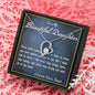 Forever Love Necklace, From Dad, Daughter Necklace, for Christmas, Birthday, Custom Message Card