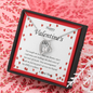 Forever Love Necklace, For Her, Valentine's Day, Mother, Wife, Girlfriend, with Custom Message Card