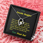 Forever Love Necklace For My Favorite Daughter, Gift For Daughter, Shineon Jewelry, Christmas Gift, Birthday Gift, Message Card Jewelry - Gifts 4 Your Season