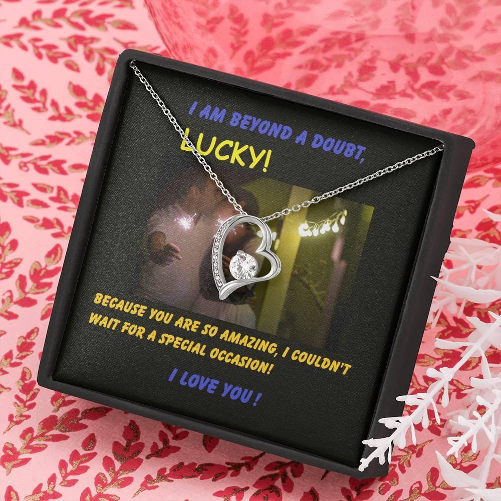 Love Heart Necklace for Wife, Anniversary Gift for Wife, Birthday Gift for Wife, To my Wife Gift, Necklace for Wife, Present for my Wife - Gifts 4 Your Season