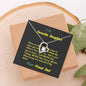Forever Love Necklace For My Favorite Daughter, Gift For Daughter, Shineon Jewelry, Christmas Gift, Birthday Gift, Message Card Jewelry - Gifts 4 Your Season