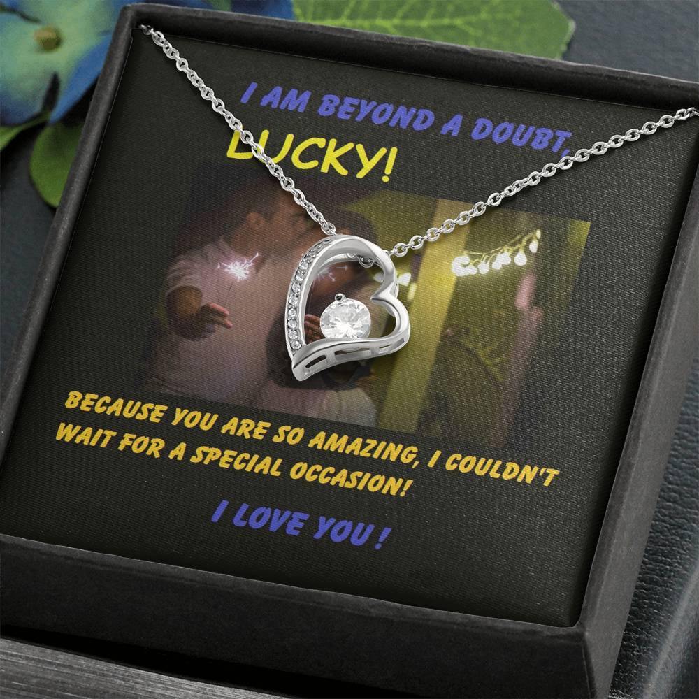 Love Heart Necklace for Wife, Anniversary Gift for Wife, Birthday Gift for Wife, To my Wife Gift, Necklace for Wife, Present for my Wife - Gifts 4 Your Season