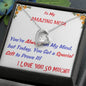 Forever Love Necklace | To My Mom Gift | Mom Christmas Jewelry | Love Her Keepsake | Mom Necklace | Mom Message Card | Meaningful Cards | Best Mom Ever - Gifts 4 Your Season