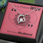 Forever Love Necklace | To My Future Wife Gift | Future Wife Christmas Jewelry | Love Her Keepsake | Soulmate Necklace | Future Wife Message Card | Meaningful Cards | Best Future Wife Ever - Gifts 4 Your Season