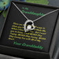 Forever Love Necklace, Gift To My Granddaughter, Gift For Christmas, Granddaughter Birthday, Gift From Grandpa/Grandma To Granddaughter, Graduation Gift - Gifts 4 Your Season