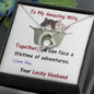 Wife Forever Love Necklace, Wife From Husband | Birthday Gift | Cat Lover Gift | Anniversary Gift | Christmas Gift | Message Card Jewelry - Gifts 4 Your Season