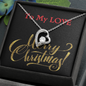Forever Love Necklace, For Her, Friend, for Christmas, Anniversary, Birthday, Valentine's Day, Mother's Day, with Custom Message Card