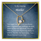 Forever Love Necklace, For Her, Mother, Mom, Grandmother, Aunt, Sister, Wife, Girlfriend, with Message Card