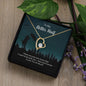 Forever Love Necklace, Custom Message Card