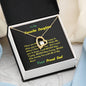 Forever Love Necklace For My Favorite Daughter, Gift For Daughter, Shineon Jewelry, Christmas Gift, Birthday Gift, Message Card Jewelry - Gifts 4 Your Season