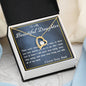 Forever Love Necklace, From Dad, Daughter Necklace, for Christmas, Birthday, Custom Message Card