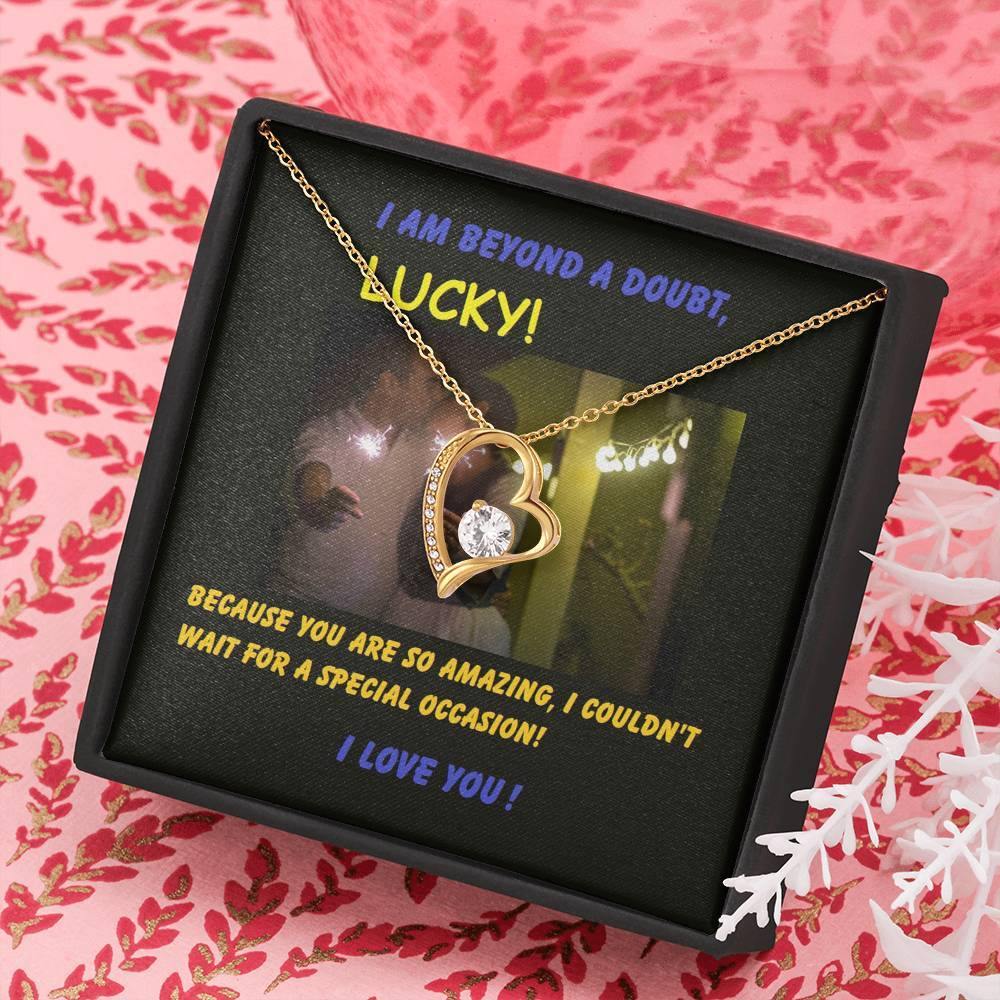 Love Heart Necklace for Wife, Anniversary Gift for Wife, Birthday Gift for Wife, To my Wife Gift, Necklace for Wife, Present for my Wife - Gifts 4 Your Season