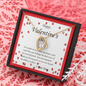 Forever Love Necklace, For Her, Valentine's Day, Mother, Wife, Girlfriend, with Custom Message Card