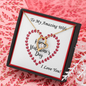 Forever Love Necklace, For Her, Valentine's Day, Mother, Wife, Girlfriend, with Custom Message Card