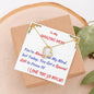 Forever Love Necklace | To My Mom Gift | Mom Christmas Jewelry | Love Her Keepsake | Mom Necklace | Mom Message Card | Meaningful Cards | Best Mom Ever - Gifts 4 Your Season
