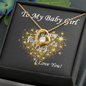 Forever Love Necklace, For Her, Valentine's Day, Mother, Wife, Girlfriend, with Custom Message Card