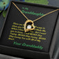 Forever Love Necklace, Gift To My Granddaughter, Gift For Christmas, Granddaughter Birthday, Gift From Grandpa/Grandma To Granddaughter, Graduation Gift - Gifts 4 Your Season