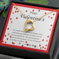 Forever Love Necklace, For Her, Valentine's Day, Mother, Wife, Girlfriend, with Custom Message Card
