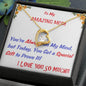 Forever Love Necklace | To My Mom Gift | Mom Christmas Jewelry | Love Her Keepsake | Mom Necklace | Mom Message Card | Meaningful Cards | Best Mom Ever - Gifts 4 Your Season