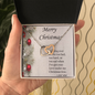 Hearts Embellished Necklace, For Her, Friend, for Christmas, Anniversary, Birthday, Valentine's Day, Mother's Day, with Custom Message Card