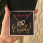 Two Hearts Necklace, For Her, Friend, for Christmas, Anniversary, Birthday, Valentine's Day, Mother's Day, with Custom Message Card
