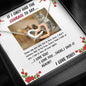 Hearts Embellished Necklace | to Girlfriend | Wife | Birthday | Anniversary | Christmas | Cat Lover | Custom Message Card