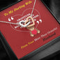 To My Wife Gift | Wife Christmas Jewelry | Love Her Keepsake | Soulmate Necklace | Wife Message Card | Meaningful Cards | Best Wife Ever - Gifts 4 Your Season