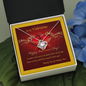 Love Knot Necklace, For Her, Valentine's Day, Mother, Wife, Girlfriend, Sister, with Custom Message Card