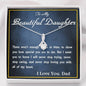 ALLURING BEAUTY Necklace, Custom Message Card