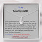 ALLURING BEAUTY Necklace,For Her, for Christmas, Anniversary, Birthday, Valentine's Day, Mother's Day, Custom Message Card