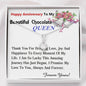 ALLURING BEAUTY Necklace, For Girlfriend | For Wife, For Christmas, Birthday, Valentine's Day, Anniversary, Custom Message Card