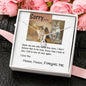 Sorry ALLURING BEAUTY Necklace, Apology Message Card Jewelry for Her, Cat Lover Gift, Christmas Gift, Gift Idea, Gift for Her - Gifts 4 Your Season