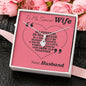 ALLURING BEAUTY Necklace | To My Wife Gift | Love Her Keepsake | Soulmate Necklace | Wife Message Card | Meaningful Cards | My Special Wife - Gifts 4 Your Season