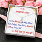 ALLURING BEAUTY Necklace | To My Mom Gift | Mom Christmas Jewelry | Love Her Keepsake | Mom Necklace | Mom Message Card | Meaningful Cards | Best Mom Ever - Gifts 4 Your Season