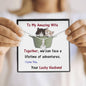 Wife ALLURING BEAUTY Necklace, Wife From Husband | Birthday Gift | Anniversary Gift | Cat Lover Gift | Christmas Gift | Message Card Jewelry - Gifts 4 Your Season