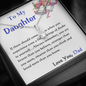 ALLURING BEAUTY Necklace, For Her, Custom Message Card