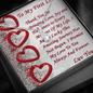 ALLURING Necklace, For Her, Valentine's Day, Mother, Wife, Girlfriend, with Custom Message Card