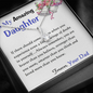 ALLURING Necklace, For Her, Custom Message Card