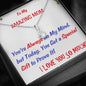 ALLURING BEAUTY Necklace | To My Mom Gift | Mom Christmas Jewelry | Love Her Keepsake | Mom Necklace | Mom Message Card | Meaningful Cards | Best Mom Ever - Gifts 4 Your Season