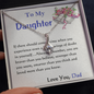 ALLURING BEAUTY Necklace, For Her, Custom Message Card