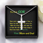 Steel Cross Necklace, Birthday Gift For Son, To My Son Cross, Present From Mom And Dad For Son Birthday Gift Ideas - Gifts 4 Your Season