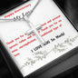 Stainless Steel Cross Necklace, Birthday Gift, Custom Message Card, For Husband