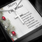 Stainless Steel Cross Necklace, For Her, Friend, for Christmas, Anniversary, Birthday, Valentine's Day, Mother's Day, with Custom Message Card