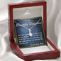 ALLURING BEAUTY Necklace, Custom Message Card