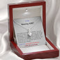 ALLURING BEAUTY Necklace,For Her, for Christmas, Anniversary, Birthday, Valentine's Day, Mother's Day, Custom Message Card