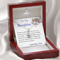 ALLURING BEAUTY Necklace, For Her, Custom Message Card