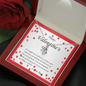 ALLURING BEAUTY Necklace, For Her, Valentine's Day, Mother, Wife, Girlfriend, with Custom Message Card