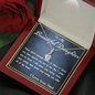 ALLURING BEAUTY Necklace, For Her, for Christmas, for Daughter, Birthday, Valentine's Day, Mother's Day, with Custom Message Card