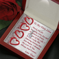 ALLURING Necklace, For Her, Valentine's Day, Mother, Wife, Girlfriend, with Custom Message Card