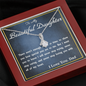 ALLURING BEAUTY Necklace, For Her, for Christmas, for Daughter, Birthday, Valentine's Day, Mother's Day, with Custom Message Card